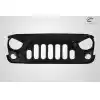 2007-2018 Jeep Wrangler Carbon Creations Predator Grille - 1 Piece - Image 5