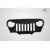 1997-2006 Jeep Wrangler Carbon Creations Predator Grille - 1 Piece (S) - Image 2