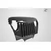 1997-2006 Jeep Wrangler Carbon Creations Predator Grille - 1 Piece (S) - Image 4