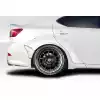 2006-2013 Lexus IS Series IS250 IS350 Duraflex MSR 40mm Rear Fender Flares - 4 Piece - Image 1