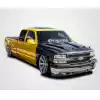 1999-2002 Chevrolet Silverado 2000-2006 Tahoe Suburban Carbon Creations Dual Ram Air Hood - 1 Piece - Image 1