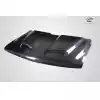 1999-2002 Chevrolet Silverado 2000-2006 Tahoe Suburban Carbon Creations Dual Ram Air Hood - 1 Piece - Image 6