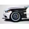 2015-2017 Ford Mustang Carbon Creations GT350 Look Fenders - 2 Piece - Image 3