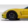 2005-2013 Chevrolet Corvette C6 Duraflex D Sport Front Fender Flares - 2 Piece - Image 2