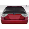 2008-2011 Subaru Impreza HB 2008-2014 WRX STI HB Duraflex MSR Rear Middle Wing Spoiler - 1 Piece - Image 2