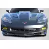 2005-2013 Chevrolet Corvette C6 Carbon Creations ZR Front Lip Splitter - 3 Piece ( Base Model) - Image 1