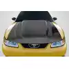 1999-2004 Ford Mustang Carbon Creations Cowl Hood - 1 Piece - Image 1