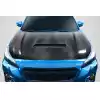 2018-2023 Subaru Crosstrek Carbon Creations STI Look Hood - 1 Piece - Image 1