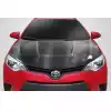 2014-2016 Toyota Corolla Carbon Creations Circuit Hood - 1 Piece - Image 1