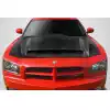 2006-2010 Dodge Charger Carbon Creations Demon Look Hood - 1 Piece - Image 1