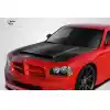 2006-2010 Dodge Charger Carbon Creations Demon Look Hood - 1 Piece - Image 2