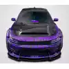 2015-2023 Dodge Charger Carbon Creations Demon Look Hood - 1 Piece - Image 2