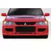 2003-2006 Mitsubishi Lancer Evolution 8 9 Duraflex VRS Front Bumper - 1 Piece - Image 1