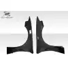 1992-1995 Honda Civic Duraflex Dragster Front Fenders - 2 Piece - Image 6