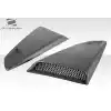 2015-2023 Ford Mustang Duraflex MC Design Rear Window Scoops - 2 Piece (S) - Image 5