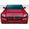 2005-2007 Dodge Magnum Duraflex Demon Look Hood - 1 Piece - Image 1