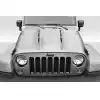 2007-2018 Jeep Wrangler JK Duraflex AVG Hood - 1 Piece - Image 1