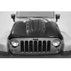 2007-2018 Jeep Wrangler JK Carbon Creations Avenger Hood - 1 Piece - Image 1