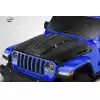 2007-2018 Jeep Wrangler JK Carbon Creations Avenger Hood - 1 Piece - Image 2