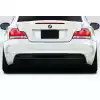 2008-2013 BMW 1 Series E82 E88 Duraflex R1 Rear Diffuser - 1 Piece (single exhaust) - Image 1