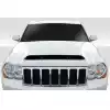 2005-2010 Jeep Grand Cherokee Duraflex Demon Look Hood - 1 Piece - Image 1