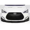 2012-2017 Hyundai Veloster Non Turbo Duraflex EBS Front Lip Spoiler - 3 Piece - Image 1