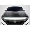 2018-2022 Honda Accord Carbon Creations Type R Look Hood - 1 Piece - Image 1