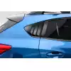 2018-2023 Subaru XV Crosstrek Duraflex Fennec Outdoors Edition Rear Window Scoops - 2 Piece - Image 1