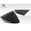 2018-2023 Subaru XV Crosstrek Duraflex Fennec Outdoors Edition Rear Window Scoops - 2 Piece - Image 8