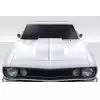 1967-1969 Chevrolet Camaro Duraflex 2" Cowl Hood - 1 Piece - Image 1