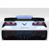 2014-2019 Chevrolet Corvette C7 Duraflex Wickerbill Rear Wing Spoiler - 3 Piece - Image 1