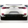 2017-2022 Infiniti Q60 Carbon Creations J Spec Rear Diffuser - 3 Piece - Image 1