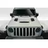 2019-2023 Jeep Wrangler JL Gladiator JT Duraflex Vortex Look Hood - 1 Piece - Image 1