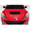 2010-2013 Mazda MazdaSpeed 3 Duraflex Ram Air Hood Scoop - 1 Piece - Image 1