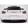 2014-2023 Porsche Cayman 718 Carbon Creations GT4 Look Rear Wing Spoiler - 3 Piece - Image 1