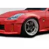 2003-2008 Nissan 350Z Z33 Duraflex SDS Front Fender Flares (45mm) - 4 Piece - Image 2