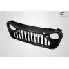 2019-2023 Jeep Wrangler JL Gladiator JT Carbon Creations Predator Grille - 1 Piece - Image 7