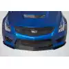 2016-2019 Cadillac ATS-V Carbon Creations V Look Front Lip Spoiler - 1 Piece - Image 1