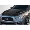 2014-2023 Infiniti Q50 Carbon Creations S Concept Hood - 1 Piece - Image 2