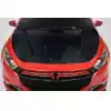 2013-2016 Dodge Dart Carbon Creations MPR V2 Hood - 1 Piece - Image 1