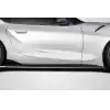 2019-2023 Toyota Supra A90 Carbon Creations Speed Side Skirts Splitters - 2 Piece (S) - Image 1