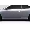 2001-2005 Honda Civic 2DR Duraflex H Tech Side Skirts Rocker Panels - 2 Piece - Image 1