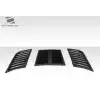 2003-2006 Nissan 350Z Z33 Duraflex GT1 Hood Vents - 3 Piece - Image 3