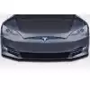 2012-2016.5 Tesla Model S Couture Polyurethane OEM Facelift Refresh Look Front Bumper - 1 Piece - Image 1