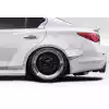 2014-2023 Infiniti Q50 Duraflex Redline Wide Body Rear Fender Flares (40mm) - 6 Piece - Image 1