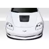 2005-2013 Chevrolet Corvette C6 Duraflex GTV Hood Vent - 1 Piece - Image 1