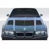 1992-1998 BMW M3 E36 2DR Convertible Duraflex GT1 Hood Vents - 3 Piece - Image 1