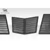 1997-2004 Chevrolet Corvette C5 / 2005-2009 Ford Mustang Duraflex GT1 Hood Vents - 3 Piece - Image 5