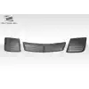 2001-2006 BMW M3 E46 / 2014-2019 Ford Fiesta / 2016-2018 Ford Focus Duraflex GT1 Hood Vents - 3 Piece - Image 3