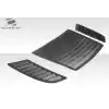 2015-2017 Ford Mustang Duraflex GT1 Hood Vents - 3 Piece - Image 4